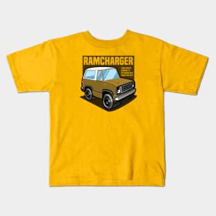 Light Gold Ramcharger - 1974 Kids T-Shirt